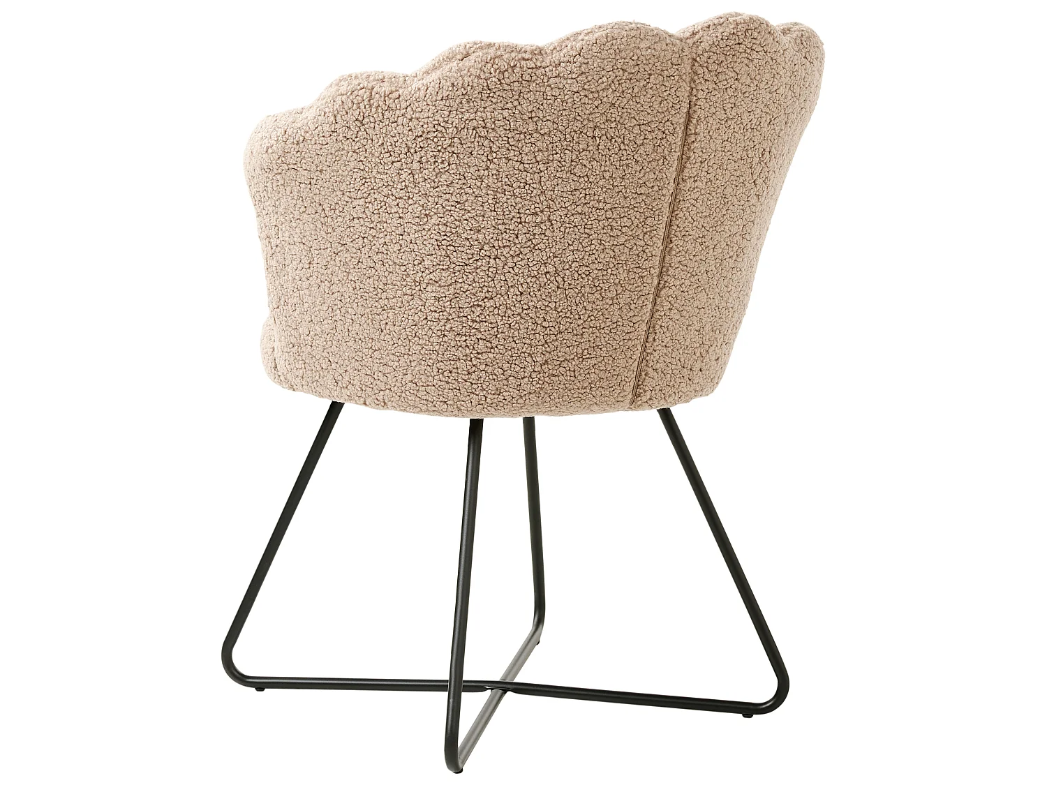 Fauteuil LOVELOCK Bouclé Beige