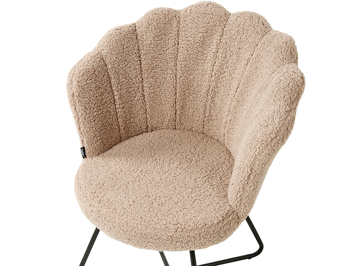 Fauteuil LOVELOCK Bouclé Beige