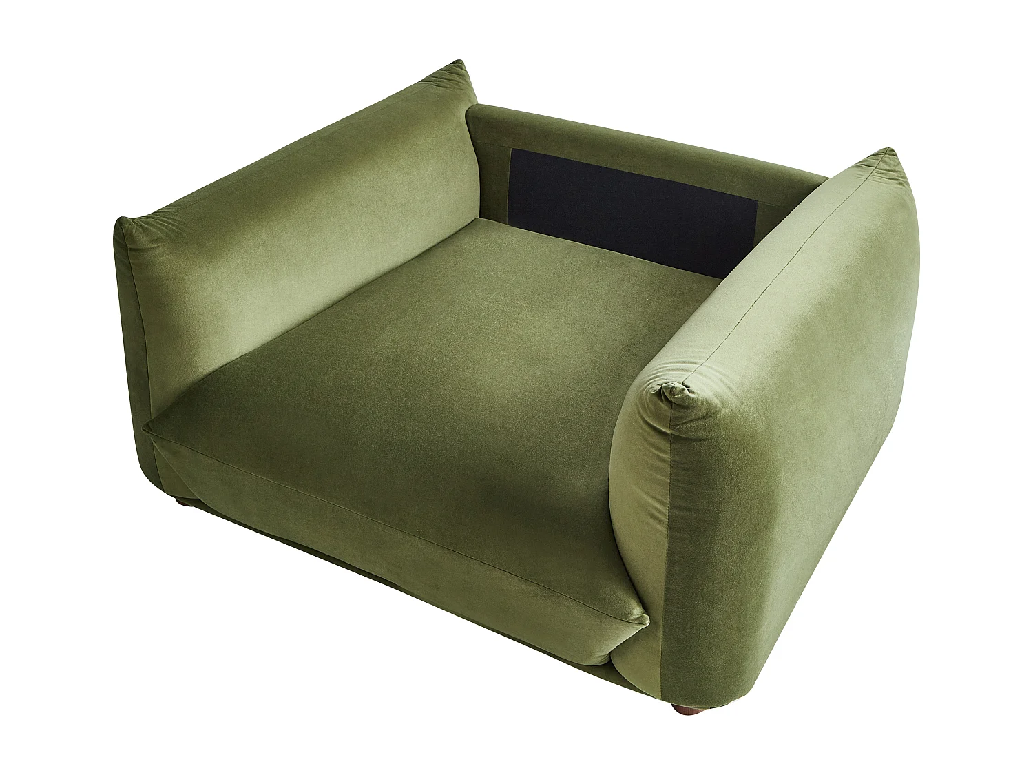 Fauteuil LUVOS Fluweel Groen