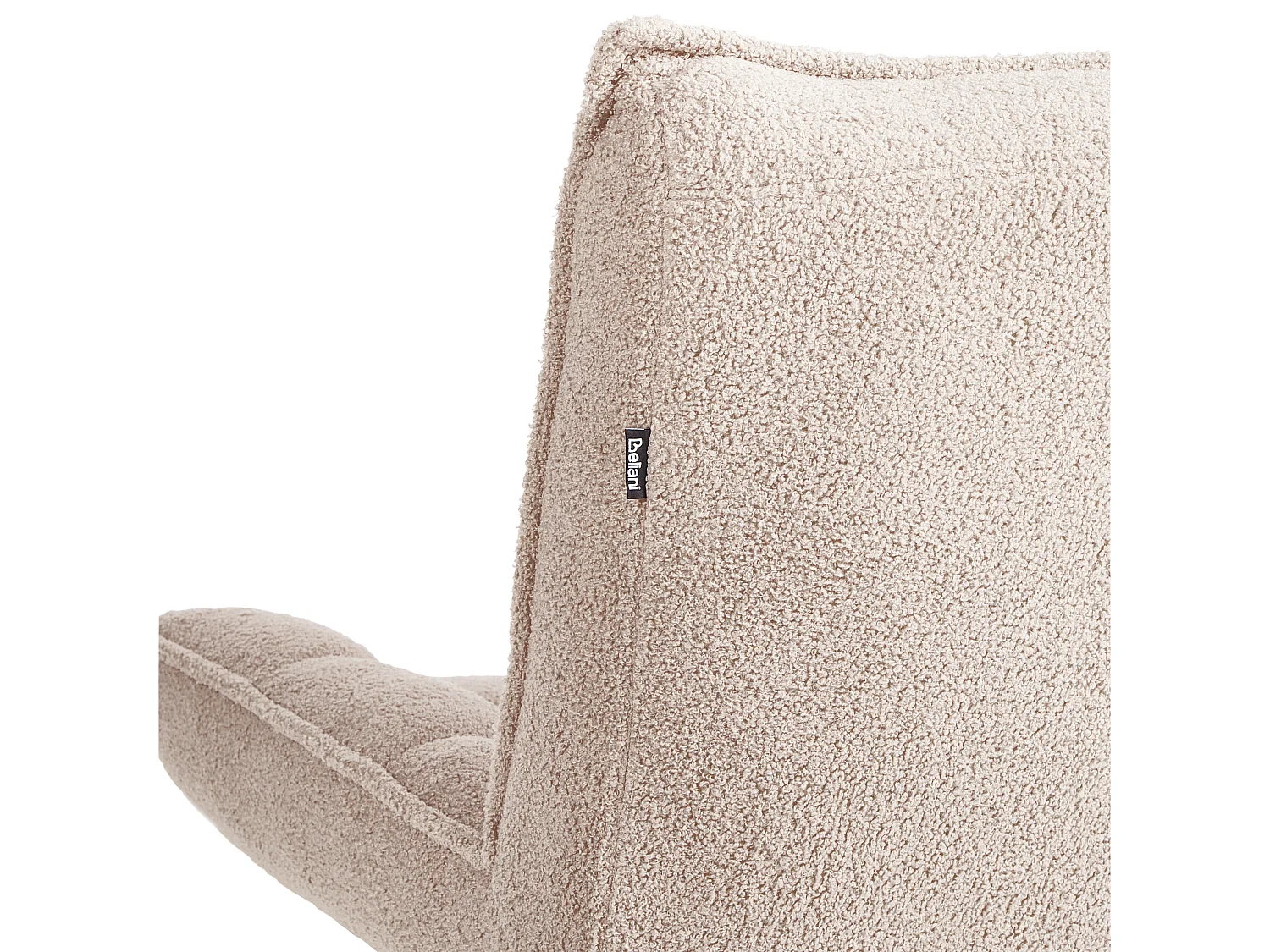 Fauteuil ALVESTA Bouclé Beige