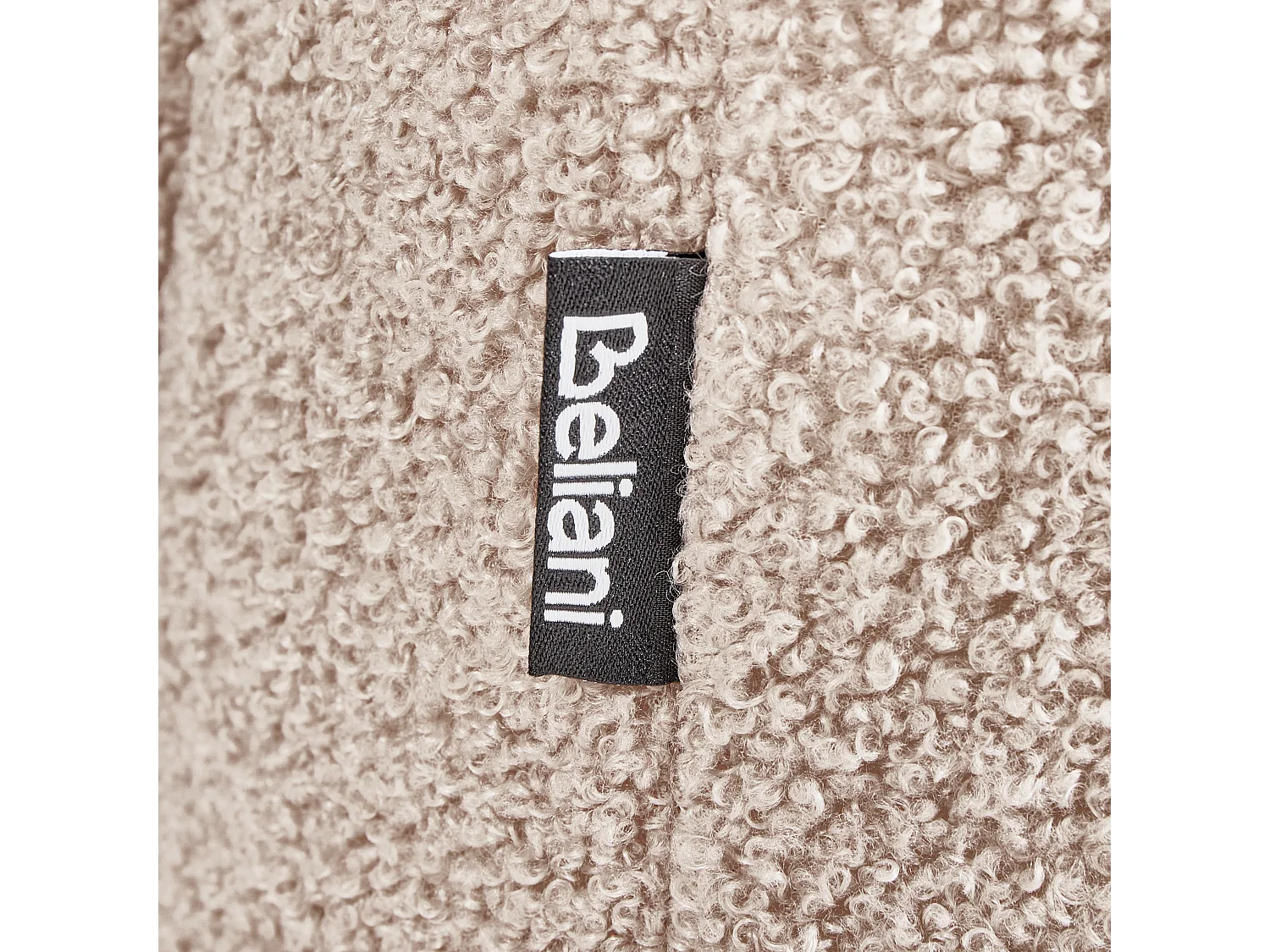 Fauteuil ALVESTA Bouclé Beige