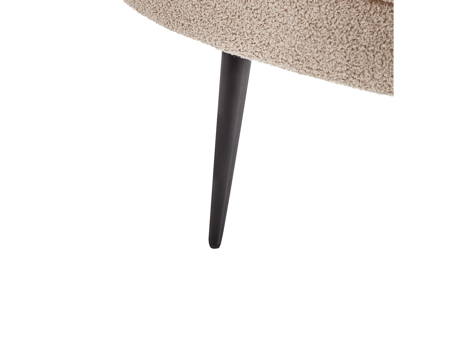 Fauteuil ALVESTA Bouclé Beige