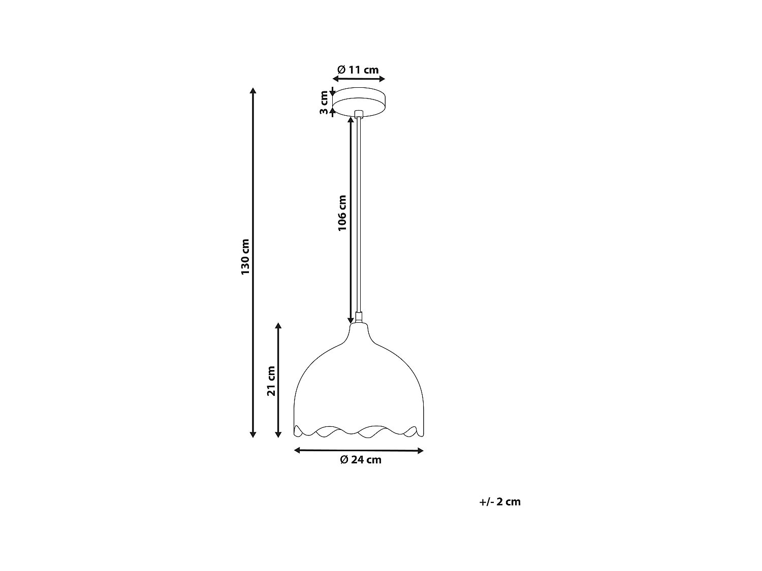 Lampe suspension GOMATI Bois de manguier Marron clair