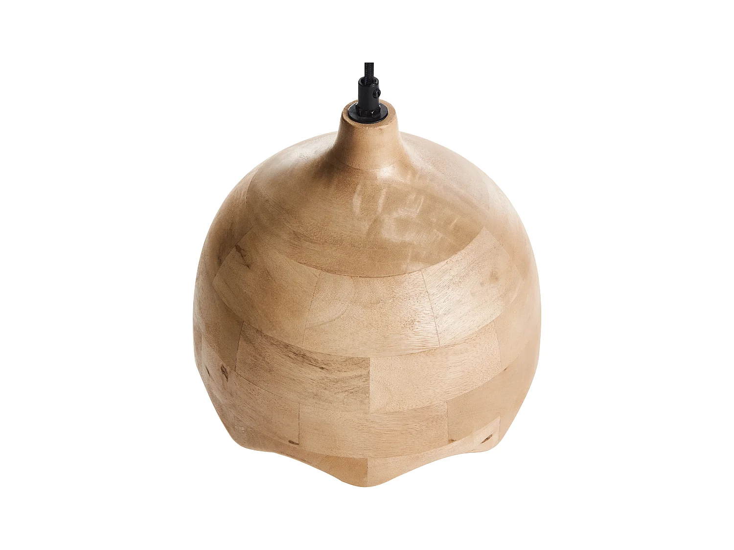 Lampe suspension GOMATI Bois de manguier Marron clair