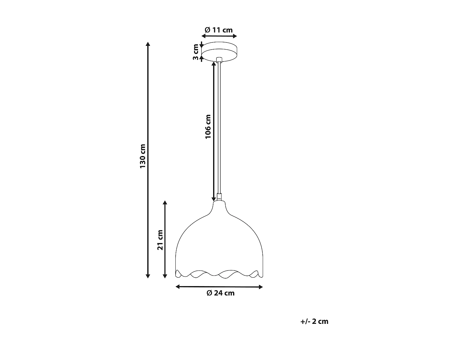 Hängelampe Mangoholz hell braun rundes Design modern Boho Stil Gomati