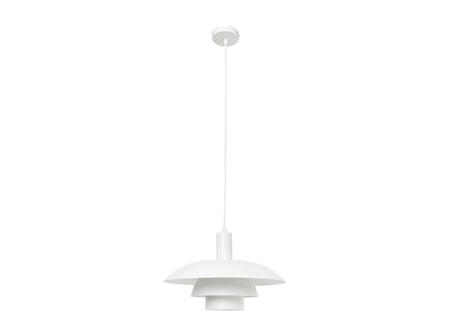 Lampe suspension HILBA Métal Blanc