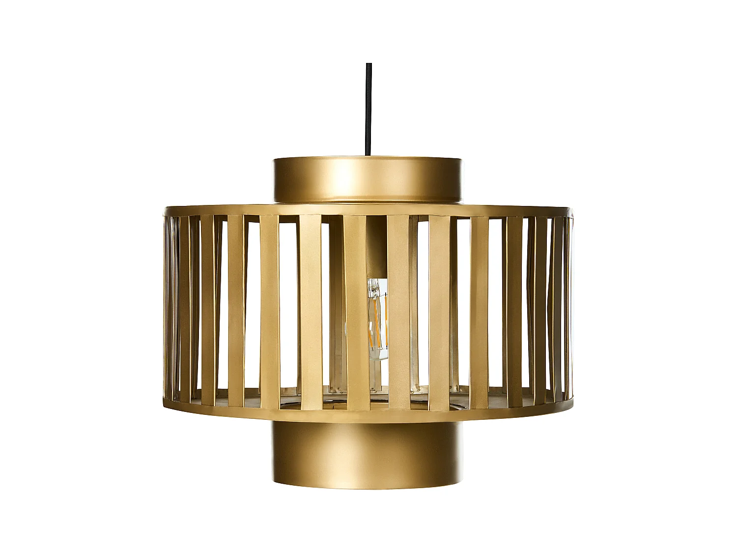 Lampe suspension HUGLI Métal Laiton