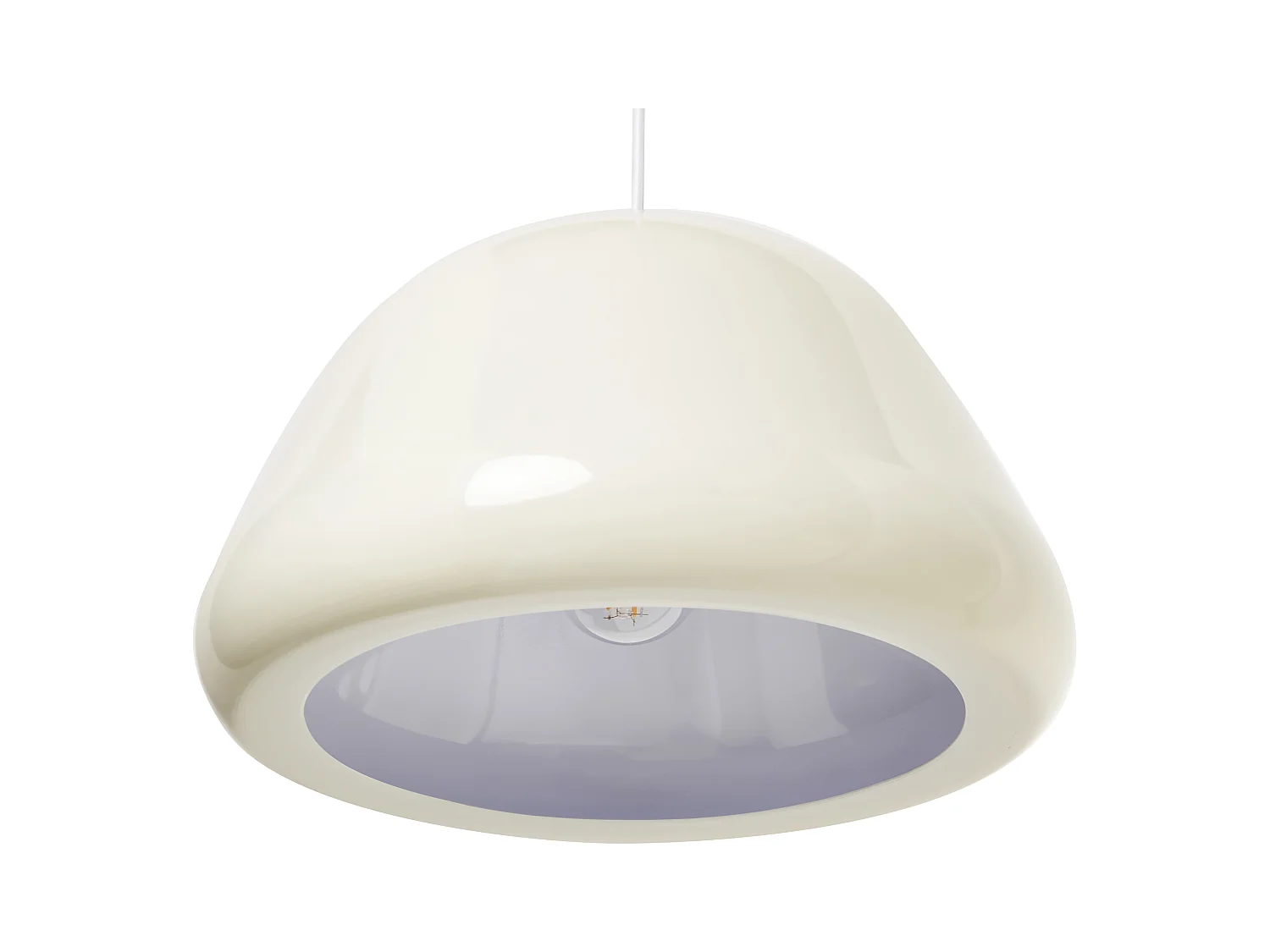 Lampe suspension JOKU Métal Beige clair
