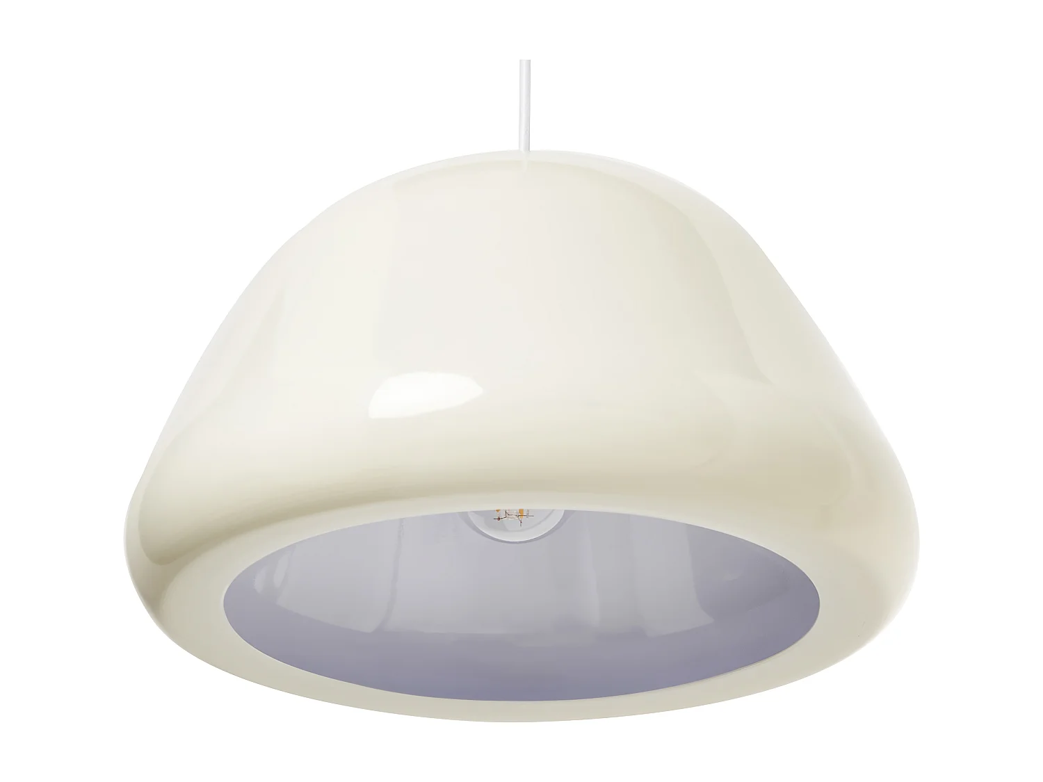 Lampe suspension JOKU Métal Beige clair