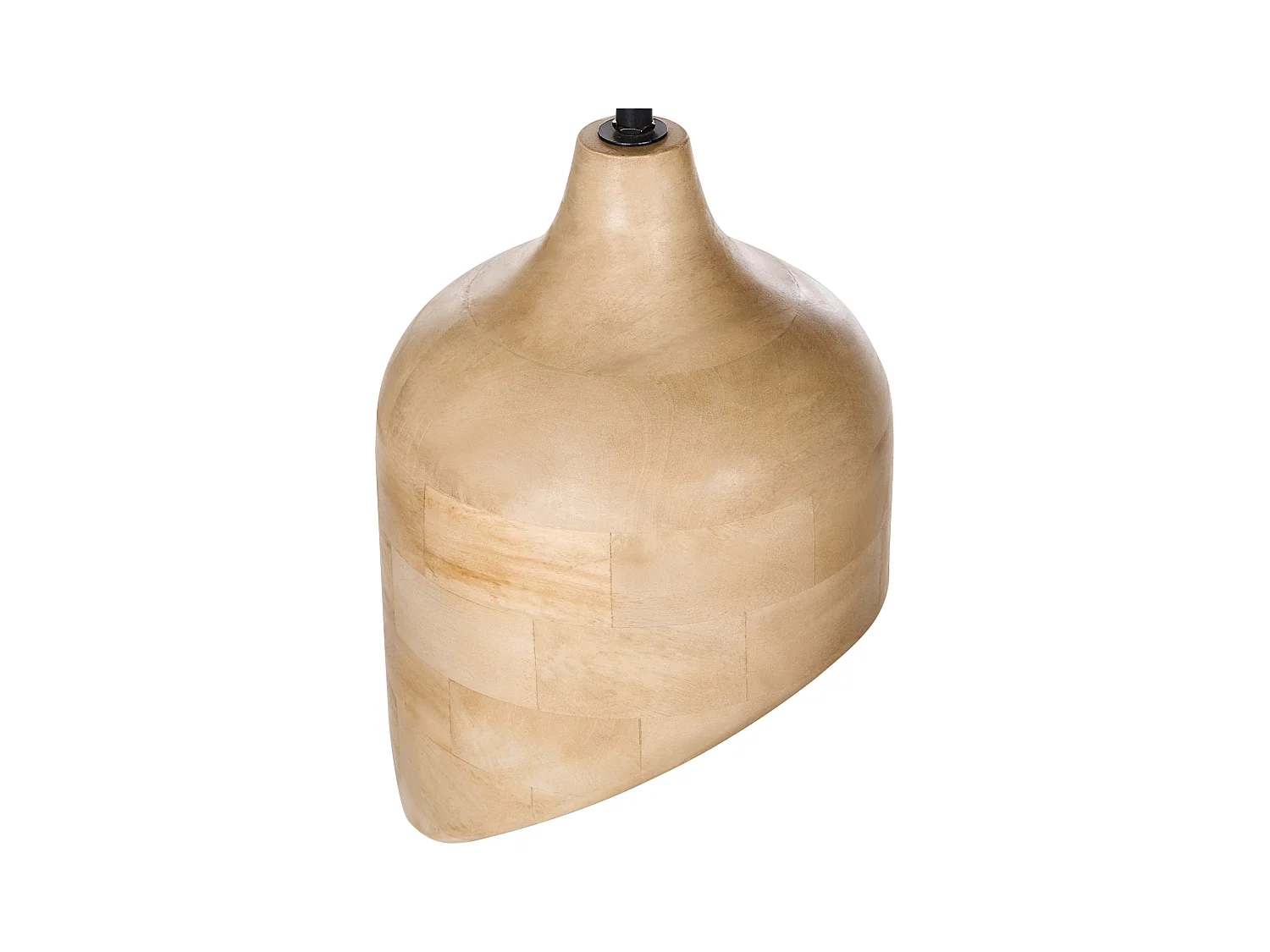 Lampe suspension GANDAKI Bois de manguier Marron clair