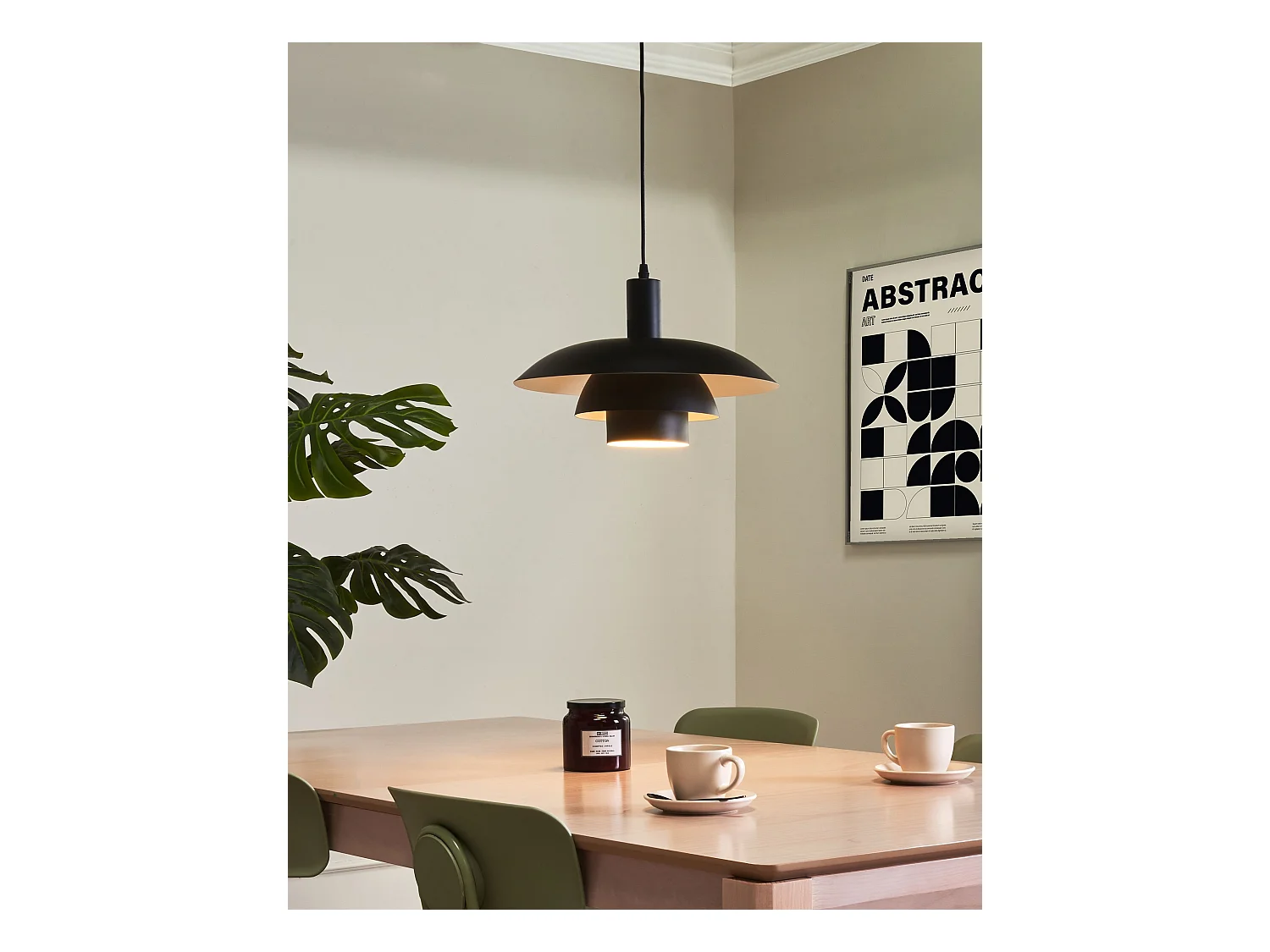 Lampa wisząca HILBA Metal Czarny