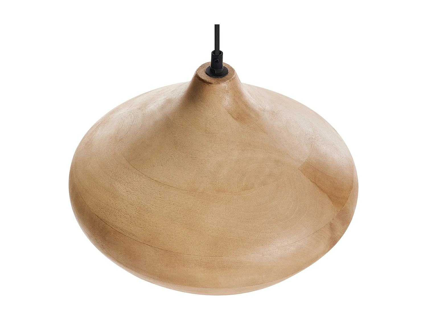 Lámpara colgante RAWI Madera de mango Marrón claro