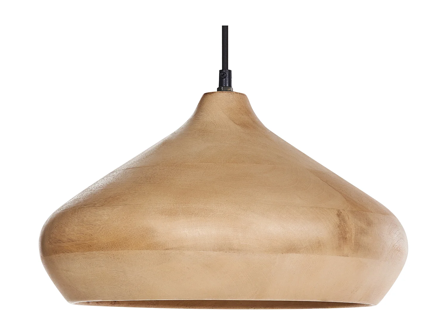 Lampe suspension RAWI Bois de manguier Marron clair
