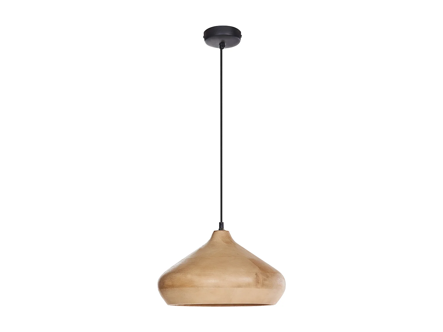 Lampe suspension RAWI Bois de manguier Marron clair