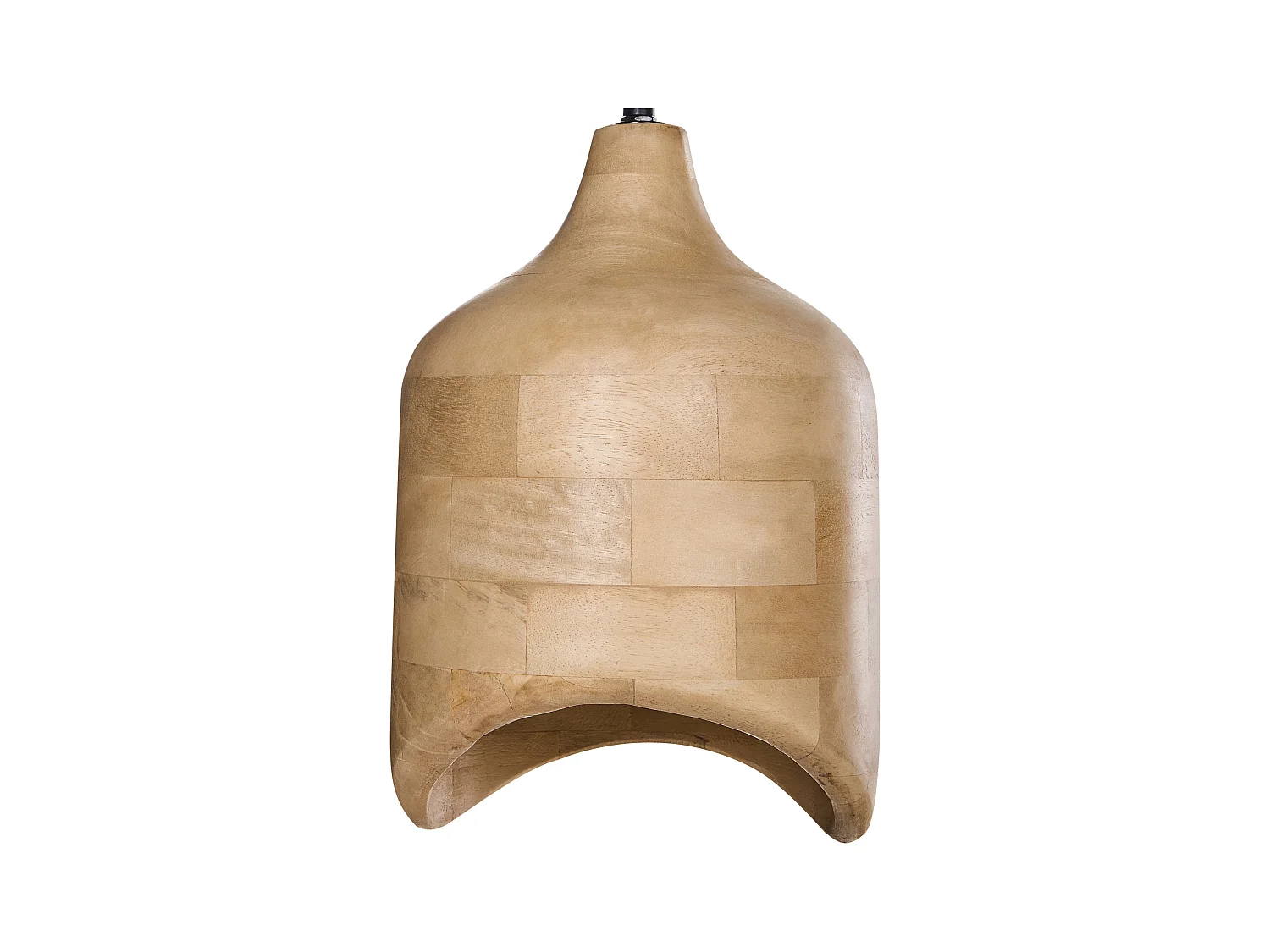 Lampe suspension PANDU Bois de manguier Marron clair