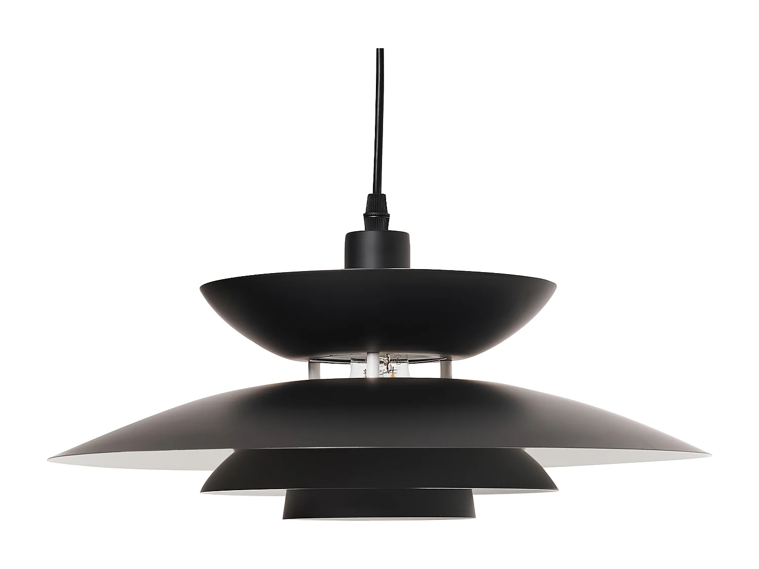Lampe suspension JURGA Métal Noir