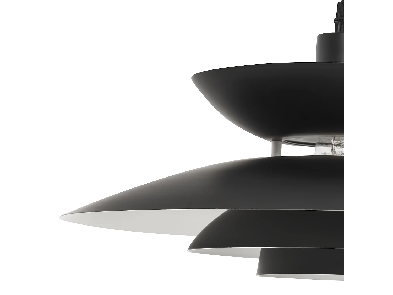 Lampe suspension JURGA Métal Noir