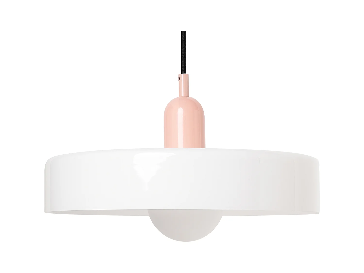 Lampe suspension PAALA Verre Blanc