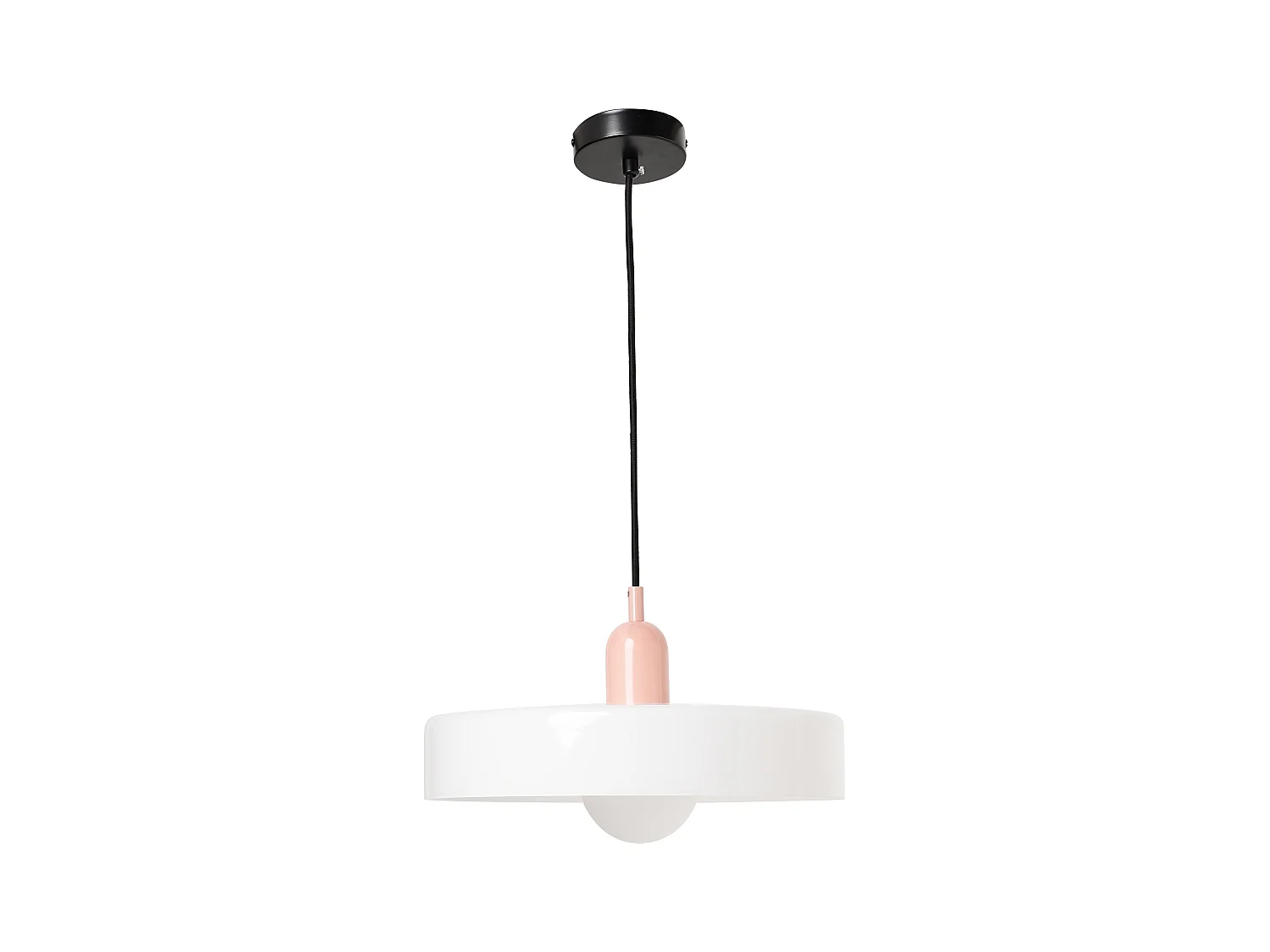 Lampe suspension PAALA Verre Blanc
