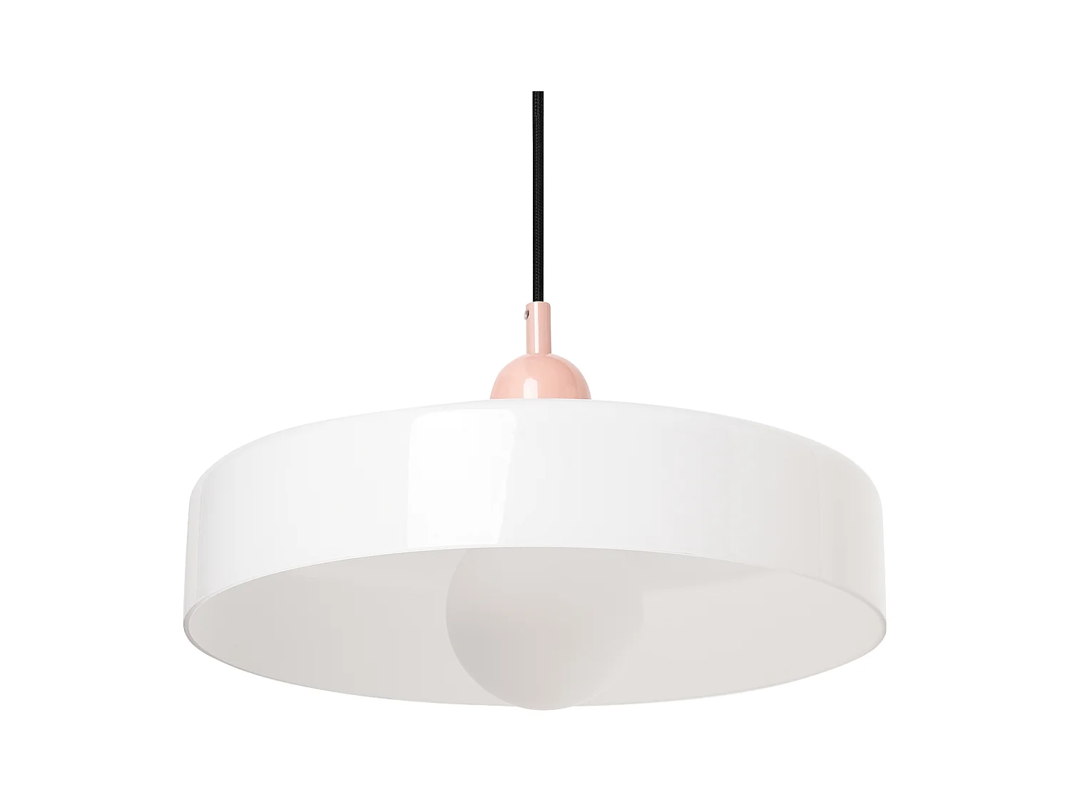 Lampe suspension PAALA Verre Blanc