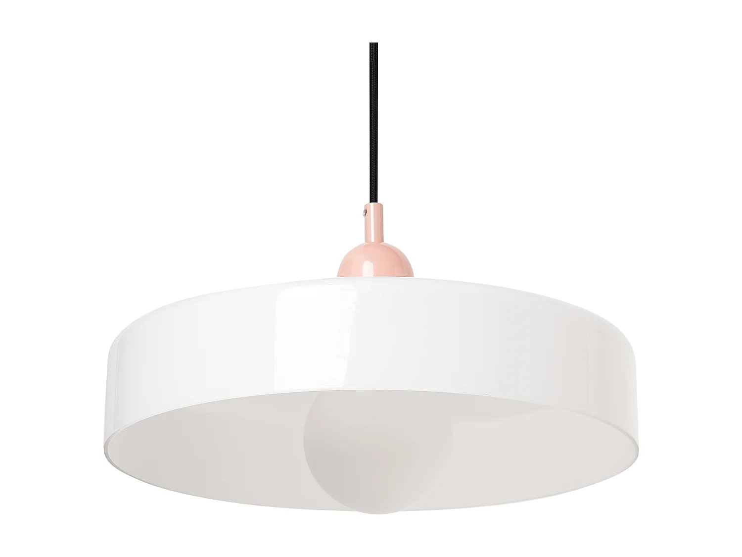 Lampe suspension PAALA Verre Blanc