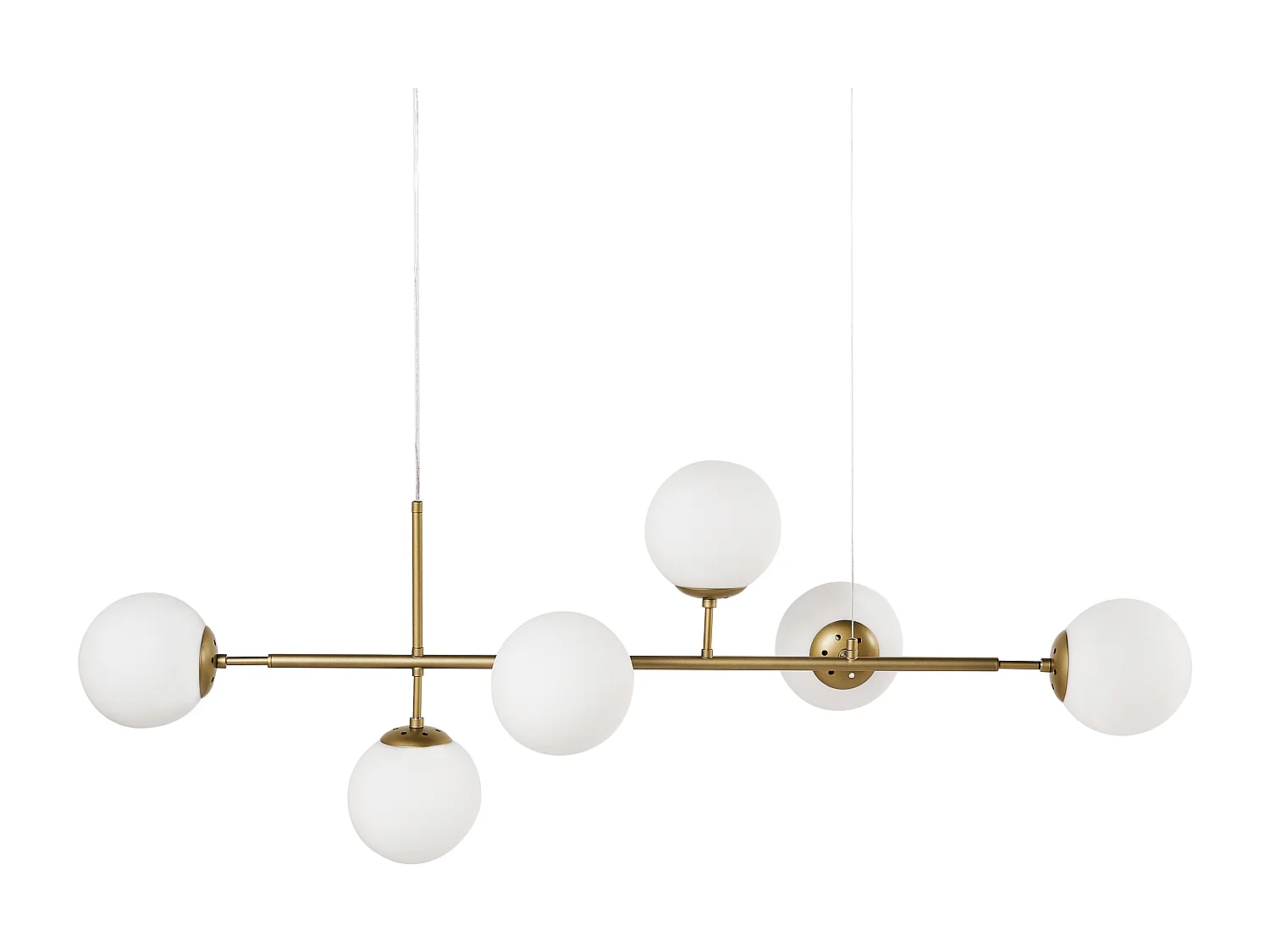 Lampadario KASARI Metallo Oro