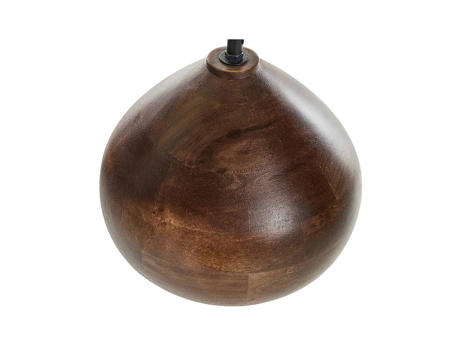 Lampe suspension SANYATI Bois de manguier Marron foncé
