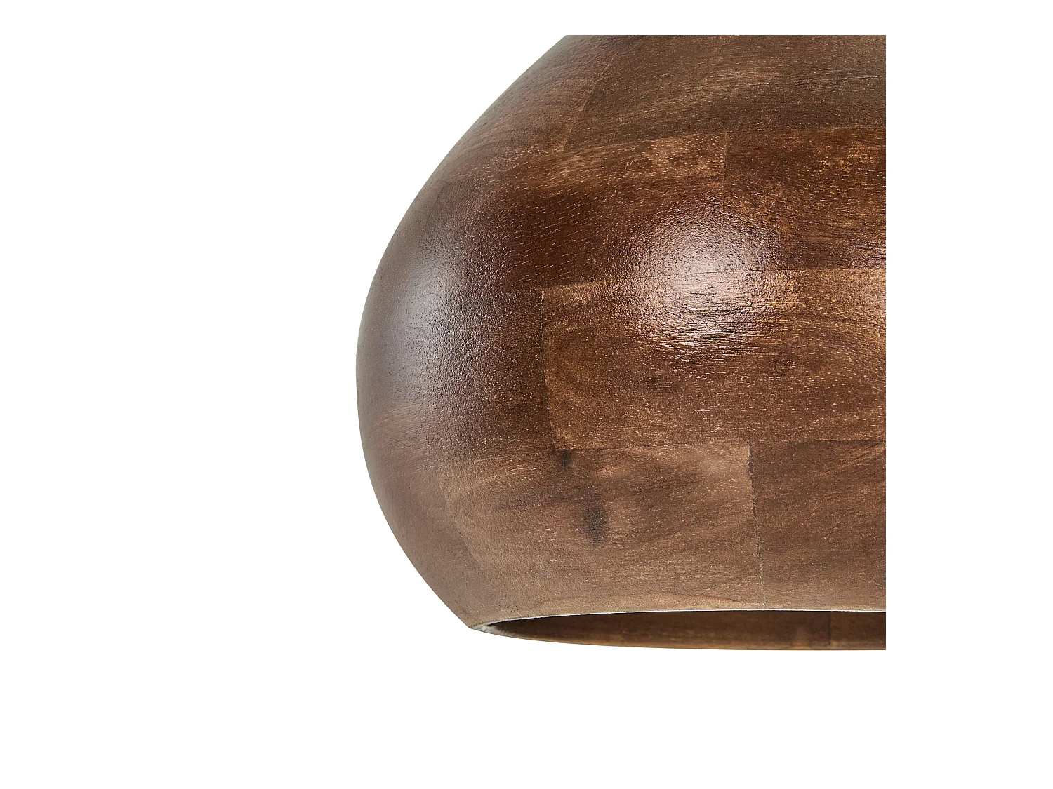 Lampe suspension SANYATI Bois de manguier Marron foncé