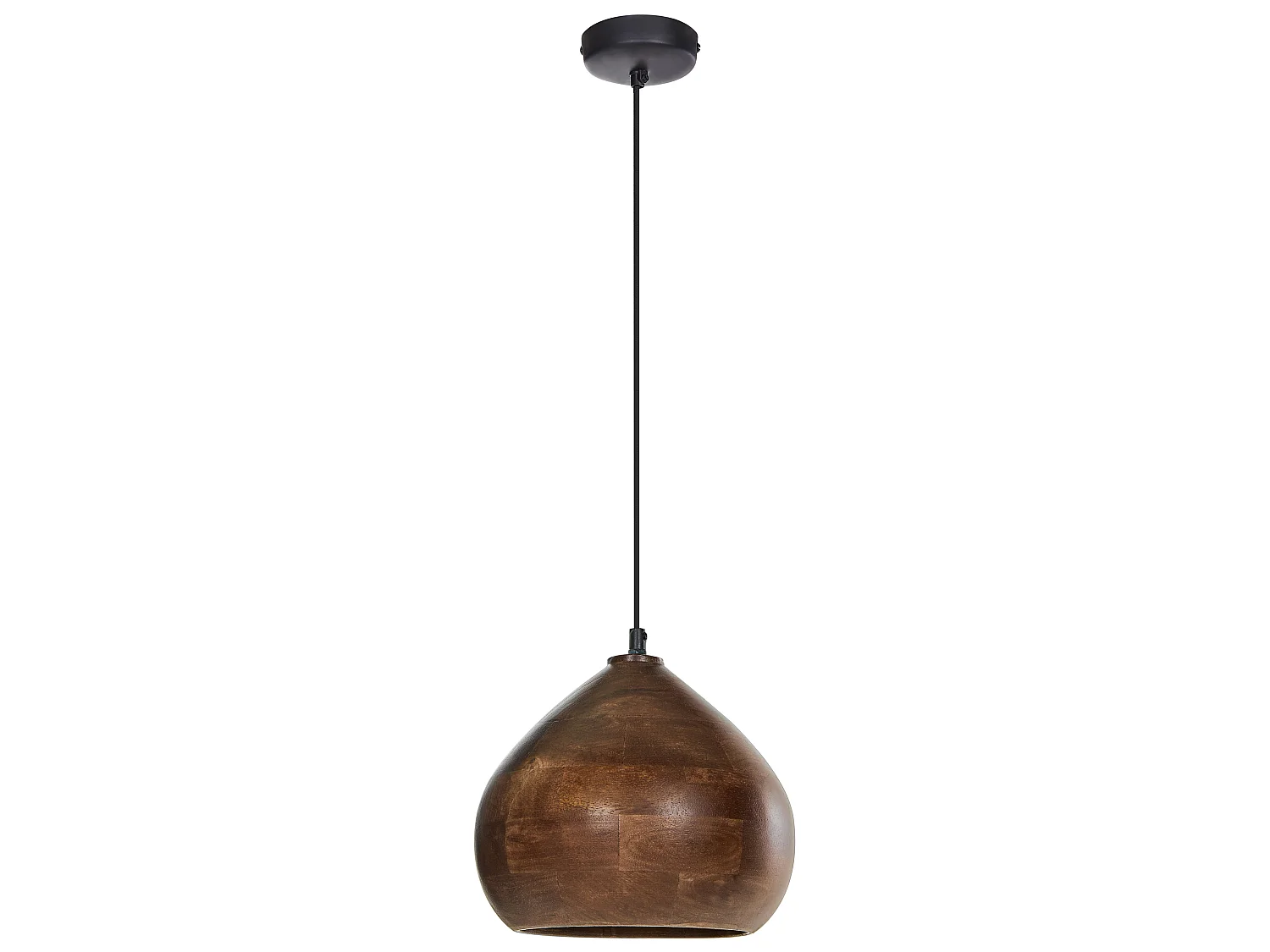 Lampe suspension SANYATI Bois de manguier Marron foncé