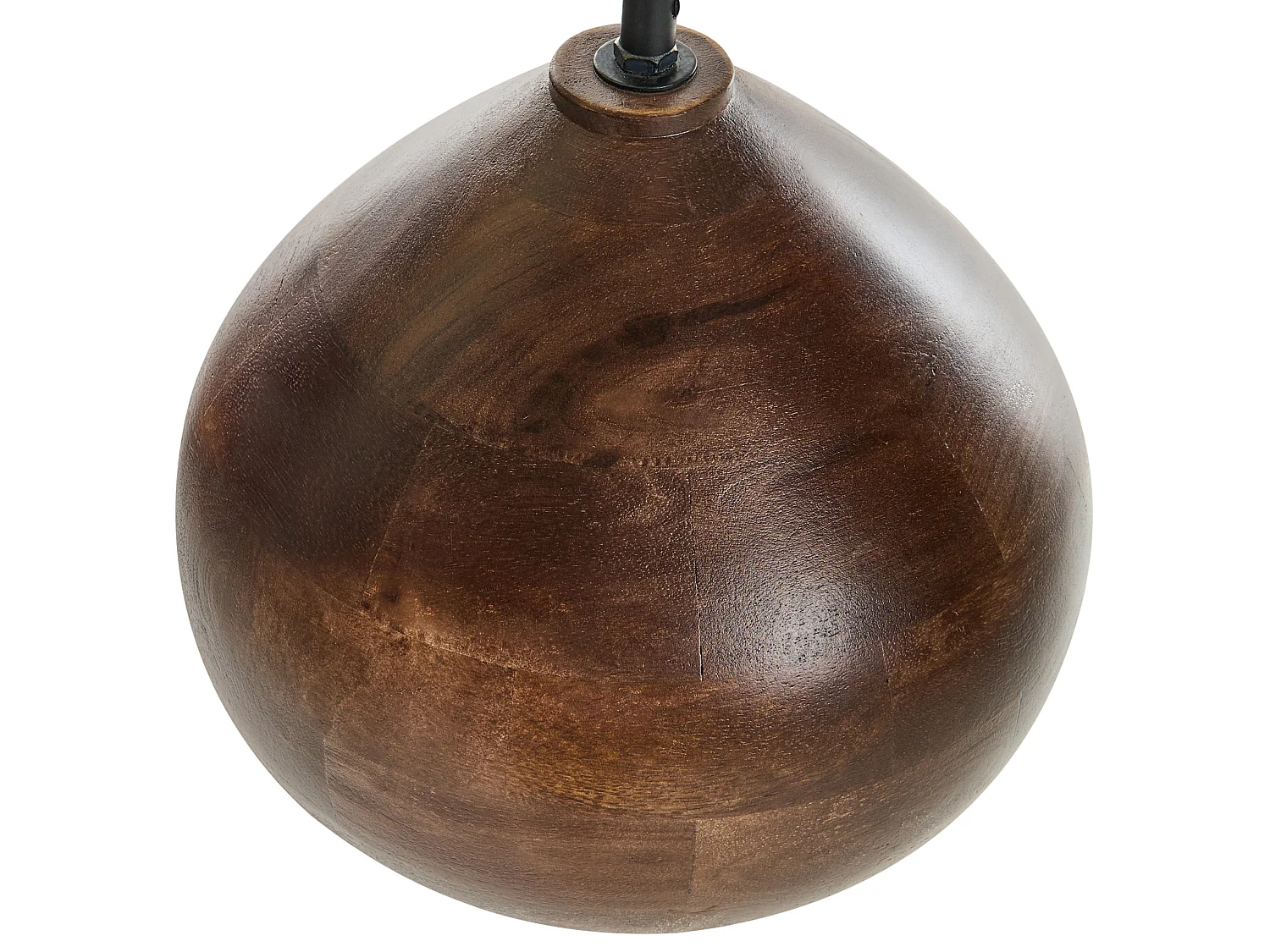 Lampe suspension SANYATI Bois de manguier Marron foncé