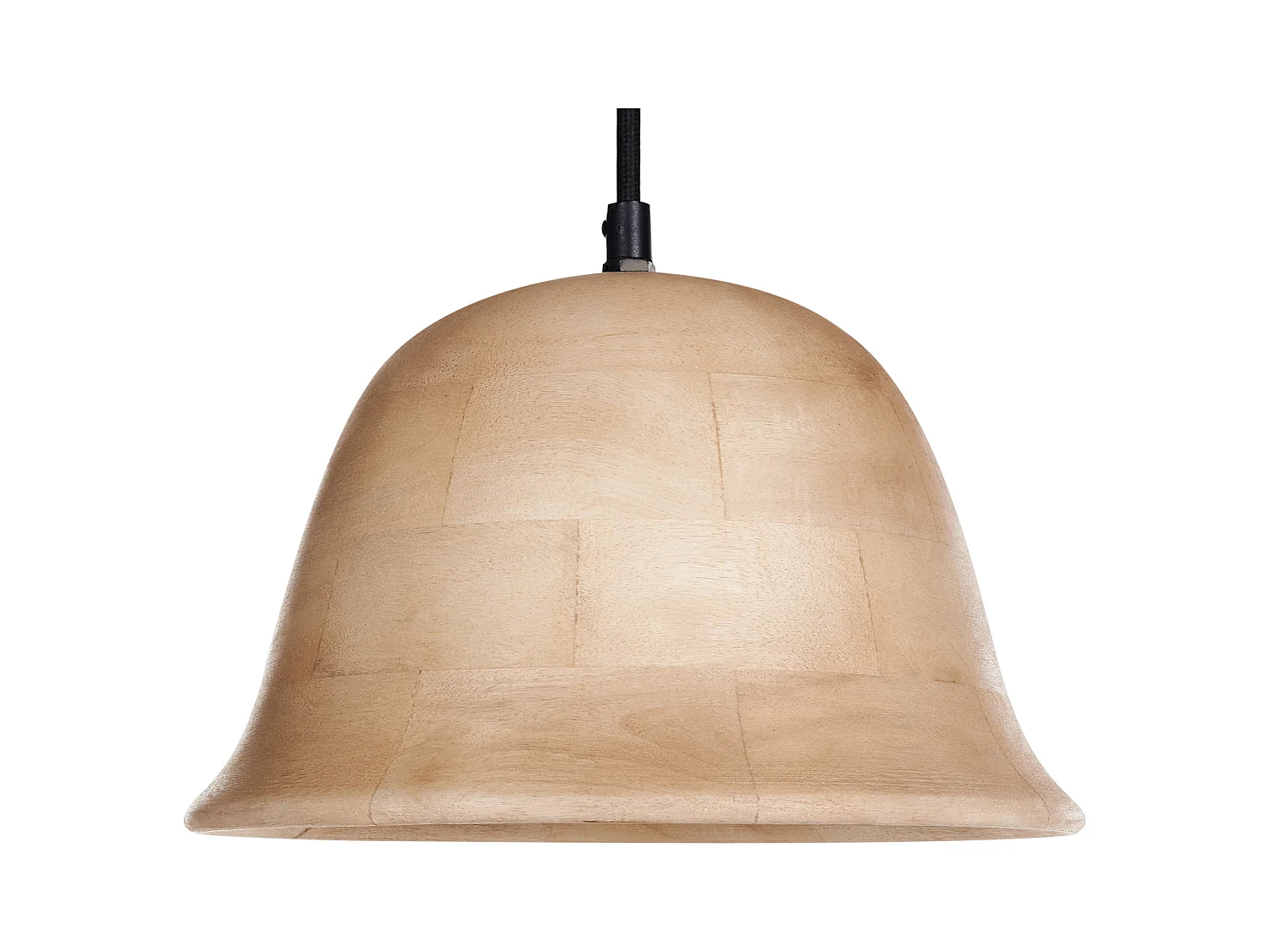 Lampe suspension GOIKA Bois de manguier Marron clair