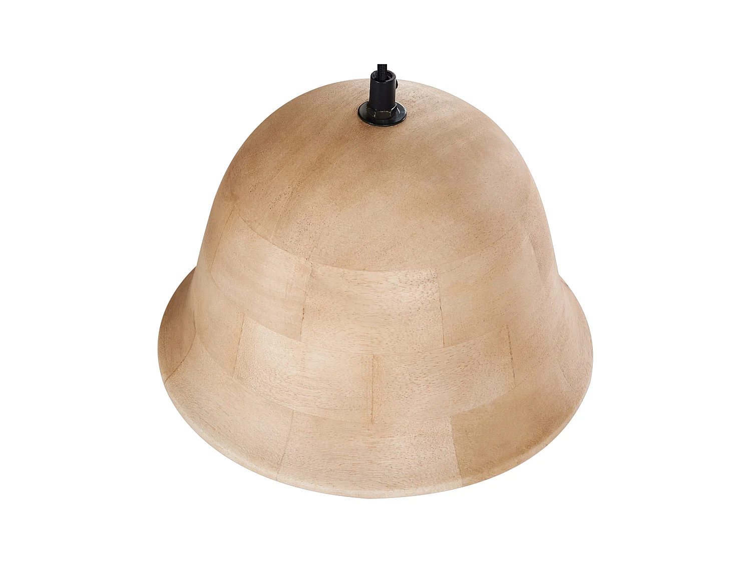 Lampe suspension GOIKA Bois de manguier Marron clair