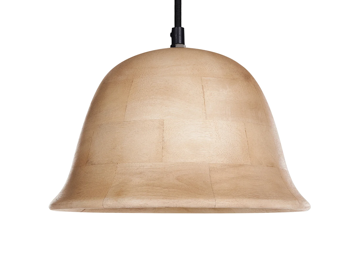 Lampe suspension GOIKA Bois de manguier Marron clair