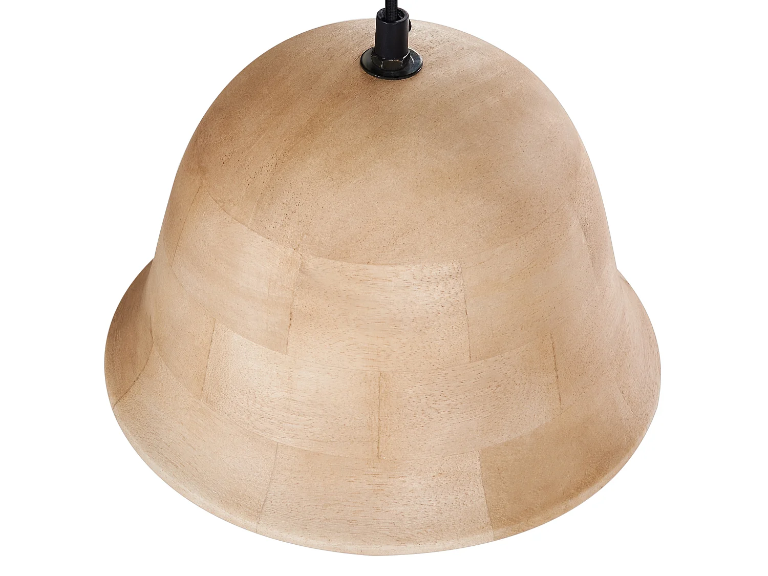 Lampe suspension GOIKA Bois de manguier Marron clair