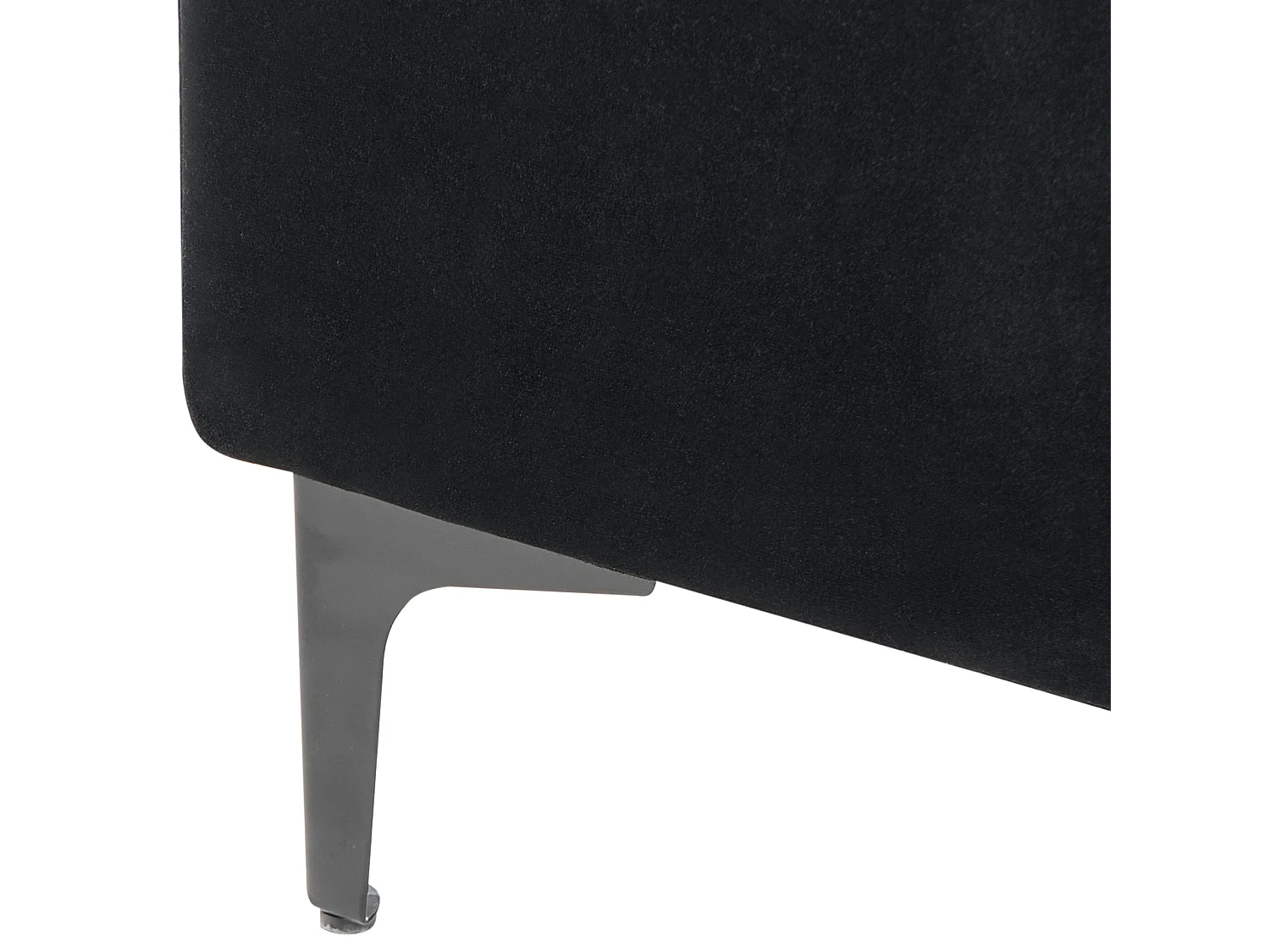Ottoman ABERDEEN Velours Noir