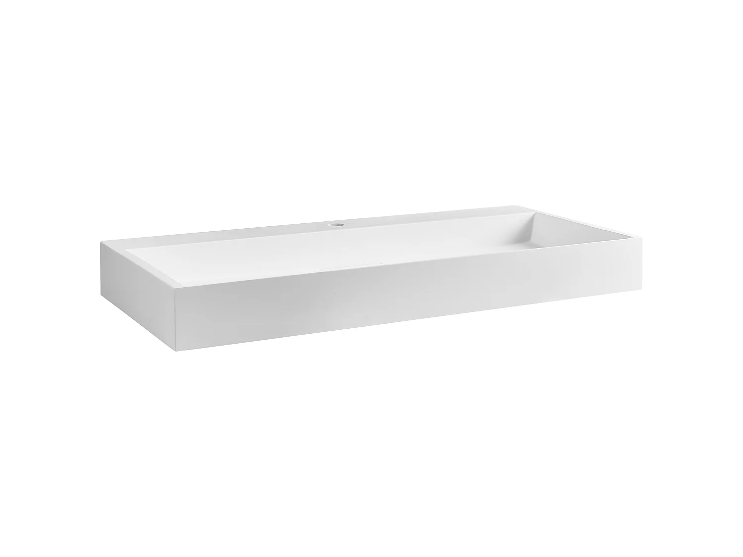 Lavandino sospeso bianco 100 x 46 cm QUENKO