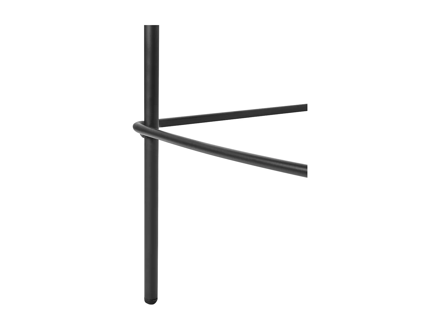 Conjunto de 2 sillas de bar DUETTE Lino sintético Gris pardo