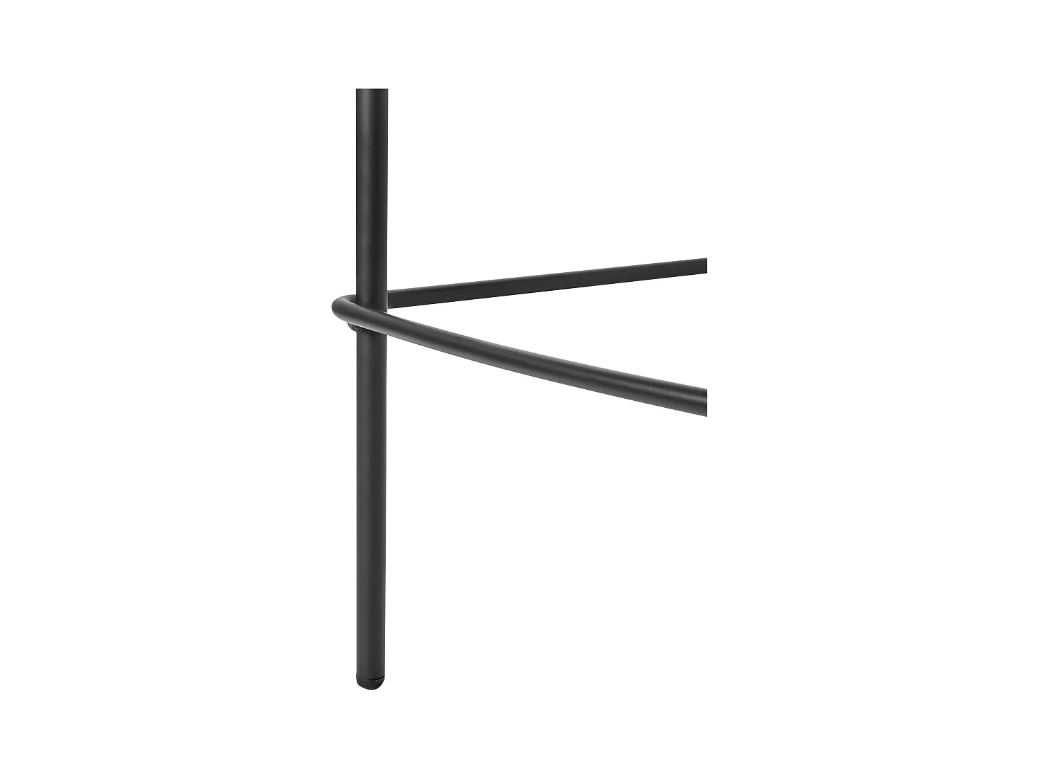 Set van 2 barstoelen DUETTE Kunstlinnen Lichtgrijs