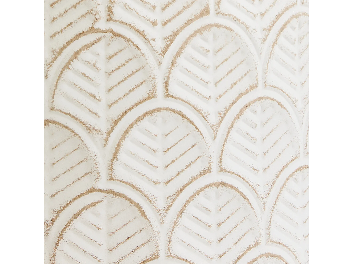 Blumentopf mit Beinen ROSEE Metall 20 cm Cremeweiss