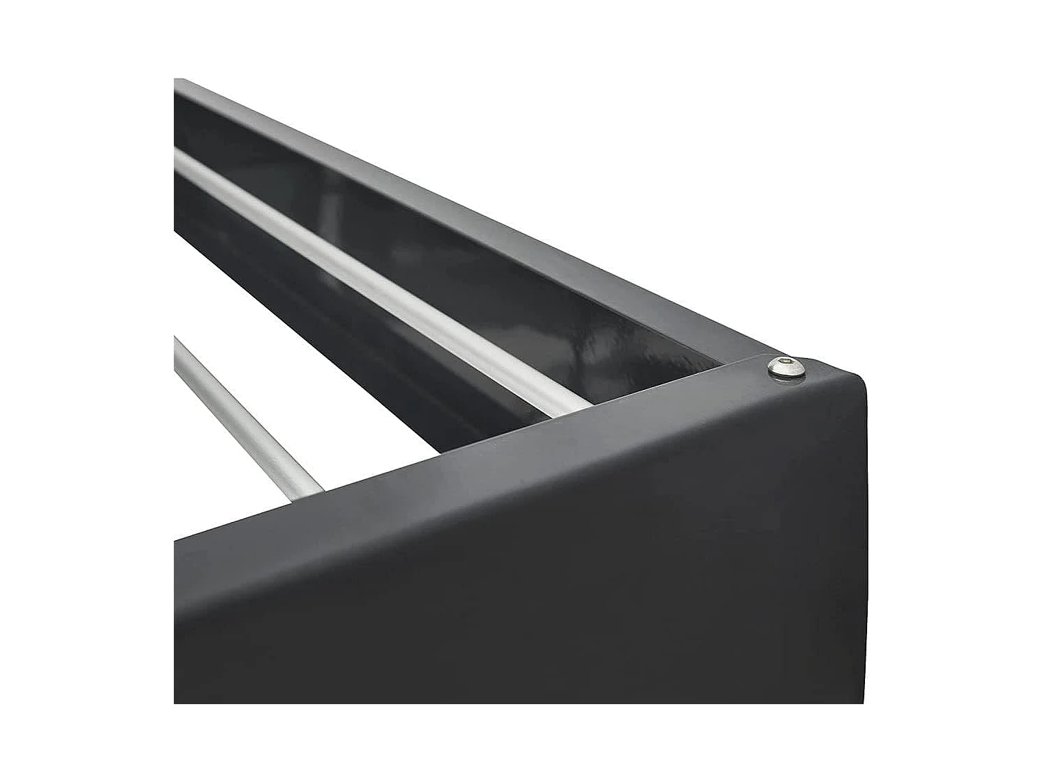 Étendoir mural rétractable en aluminium résistant – anthracite – 71x35x13 cm Hide 70