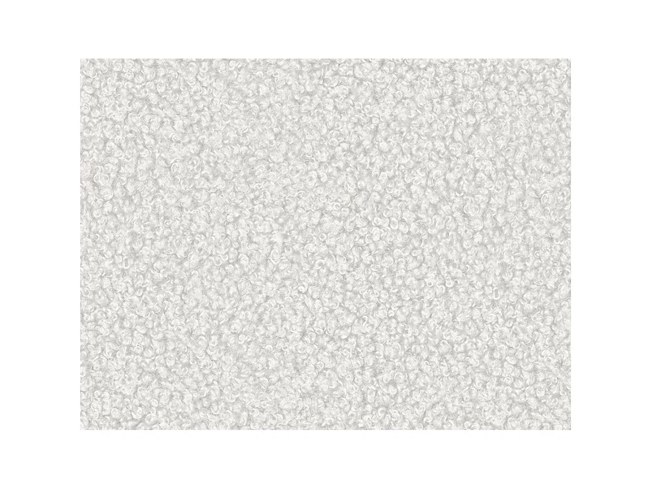 Canapé d'angle LEILA convertible et réversible 3 places en tissu bouclette - Blanc