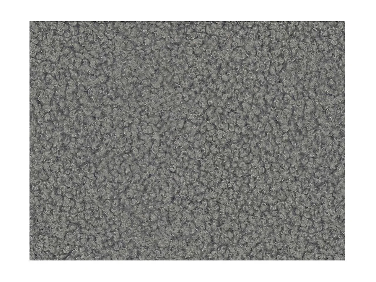 Canapé d'angle LEILA convertible et réversible 3 places en tissu bouclette - Gris