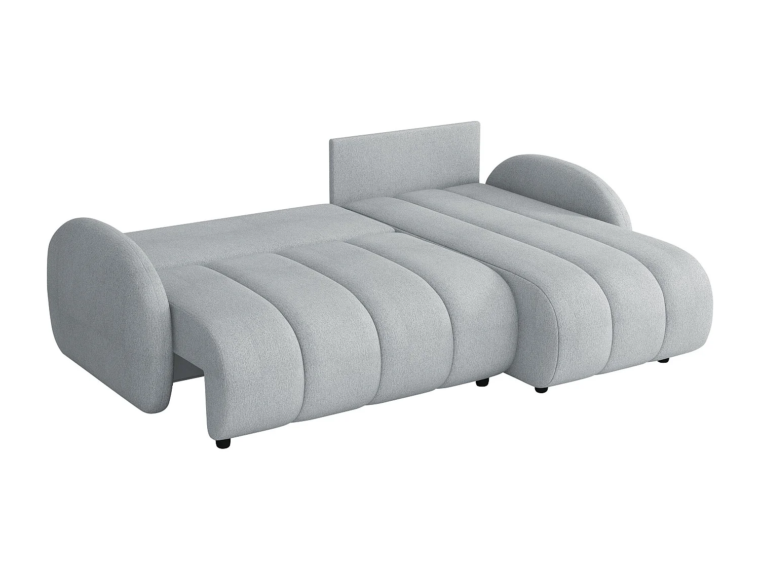 Sofá rinconero Columbus 247, Blanco, Función de descanso, Almacenaje, 233x160x88cm