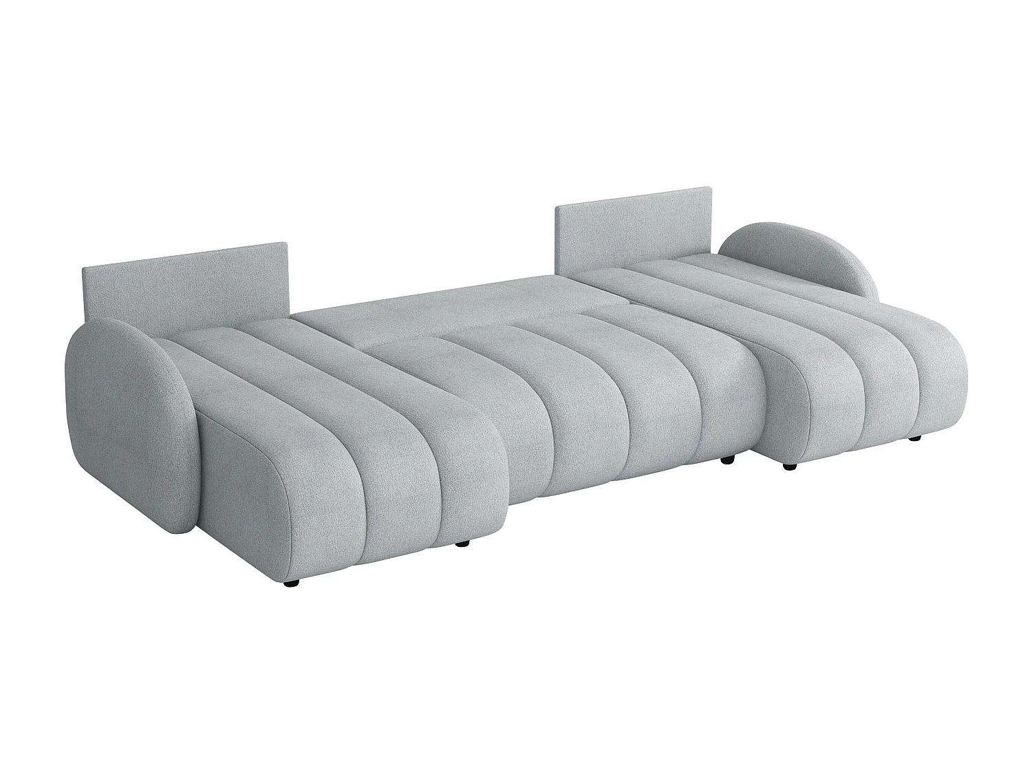 Sofá rinconero Columbus 248, Amarillo, Función de descanso, Almacenaje, 318x160x88cm