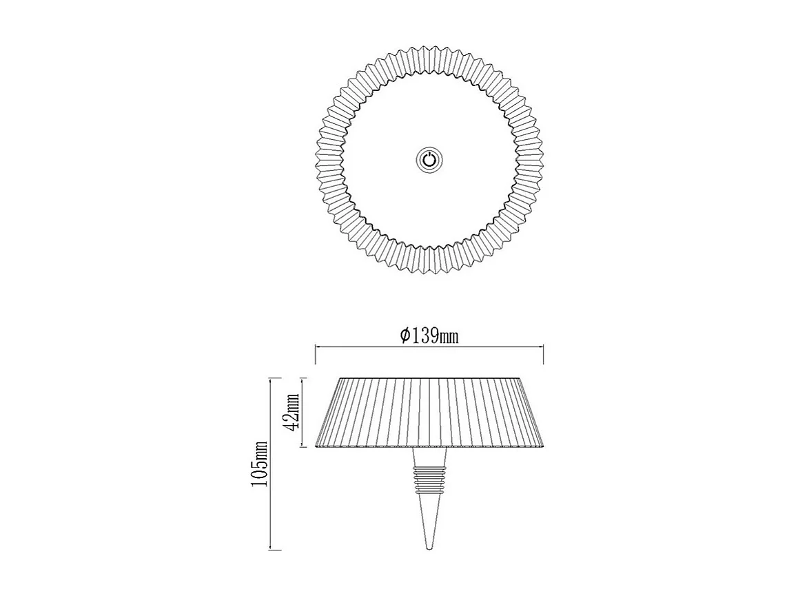 Eclairage bouche bouteille rechargeable Relax
