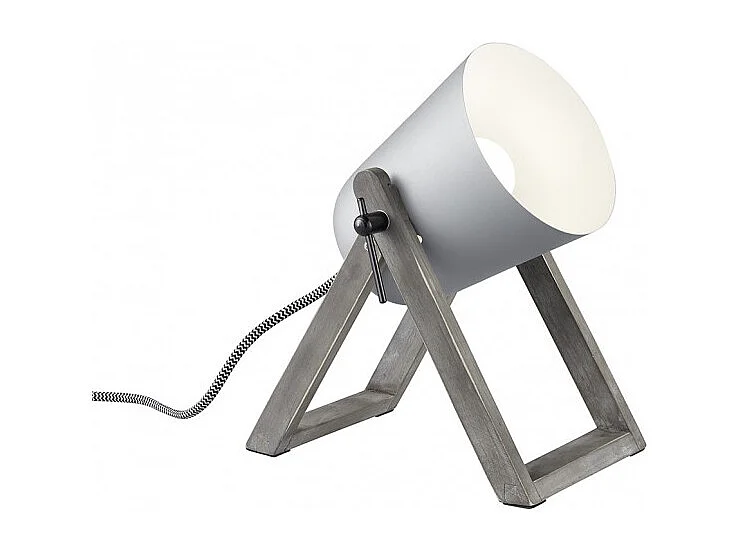 Lampe à poser bois métal Marc