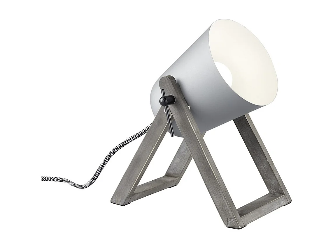 Lampe à poser bois métal Marc