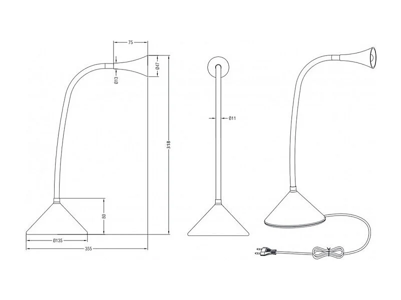 Lampe de bureau Viper