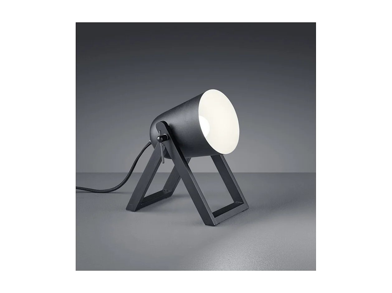 Lampe à poser bois métal Marc