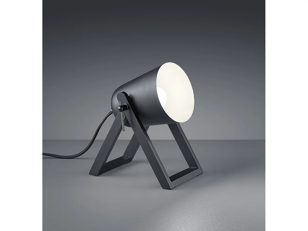 Lampe à poser bois métal Marc